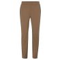 Yaya jersey scuba trousers cotton blend dark sand