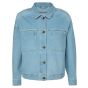 Yaya denim jacket cotton blend blue denim