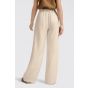 YAYA Linen-blend trousers summer sand