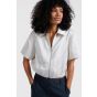 YAYA Satin jacket summer sand