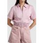 YAYA Satin jacket soft mauve pink