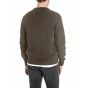 Replay maglia knit trui mud green