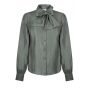 Aaiko veronne tie shimm blouse lightseaweed
