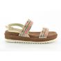 Lazamani Offwhite Platform Sandals Beads