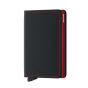 Secrid miniwallet matte black & red