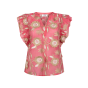 Aaiko Yaella 3d top hibiscus red
