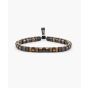Pig & hen brontide 6mm adjustable tiger eye | blac