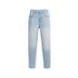 YAYA Barrel jeans met wassing light blue denim