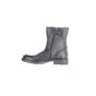 Develab Girls Mid Boot Black Brushe