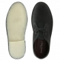 Clarks D Desertboot   zwartsuede