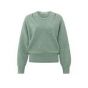 YAYA soft v-neck sweater with top jade green