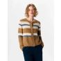 Object objgalia l/s re knit cardigan noos tannin