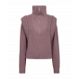 Copenhagen Muse cmyari pullover zipper burn. lilac
