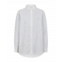 Copenhagen Muse cmvatan shirt w bow bright white