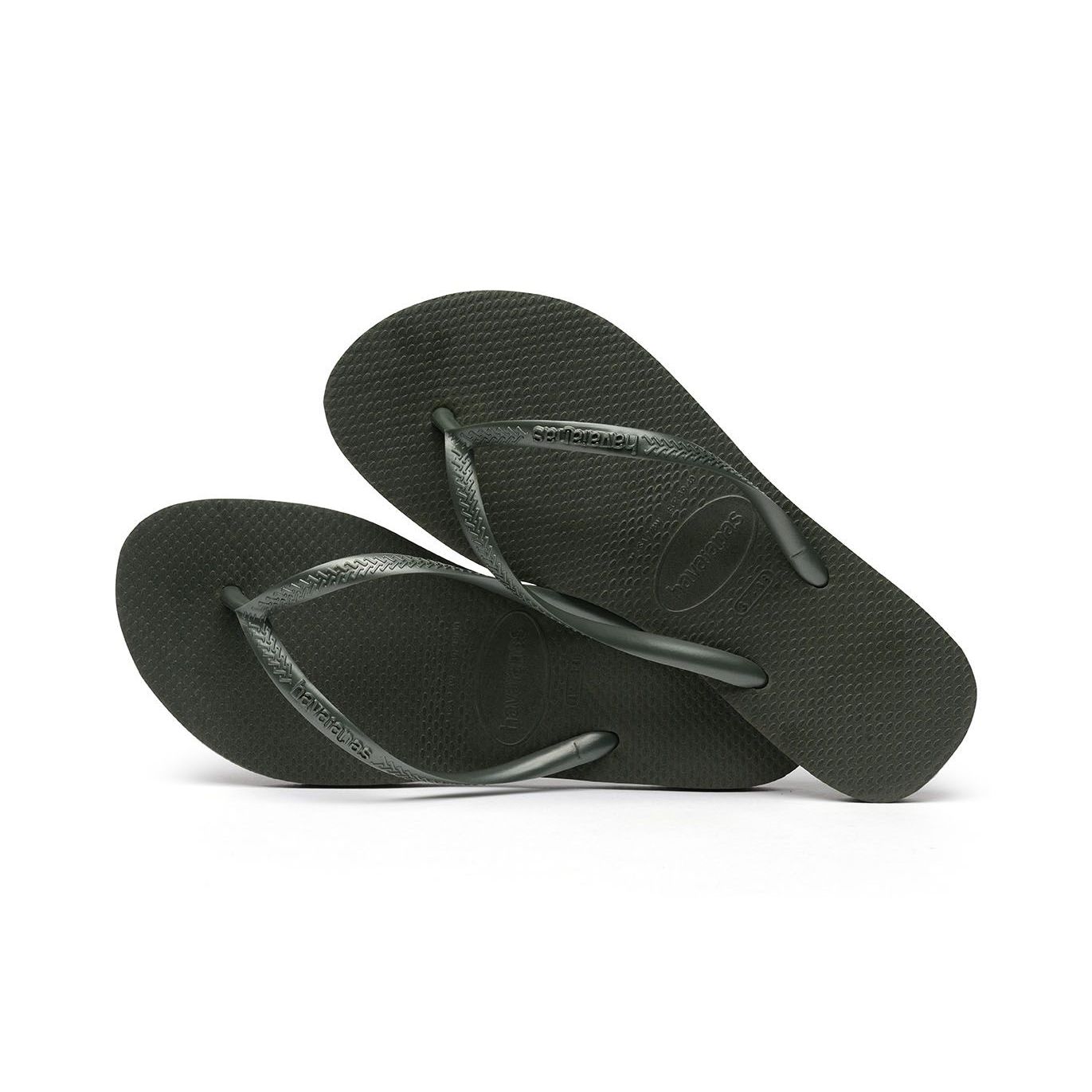 Havaianas slim slipper olive green online kopen. Van Alphen Schoenen