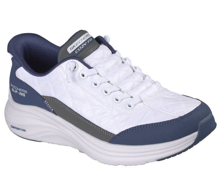 Skechers Contour Foam White/Navy