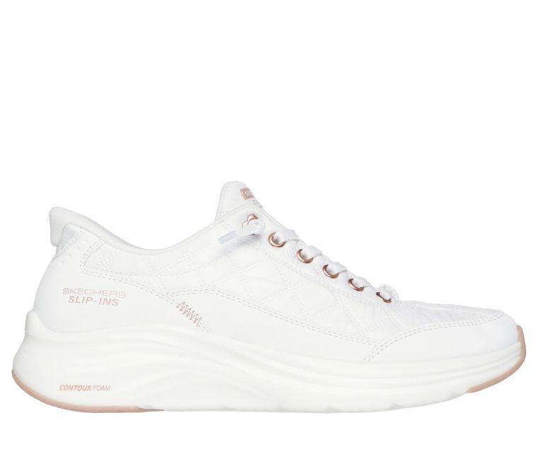 Skechers Contour Foam Golden Hour White/Rose/Gold