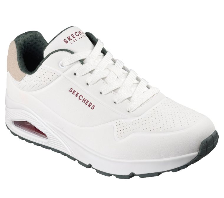 Skechers Uno Suited On Air White Green