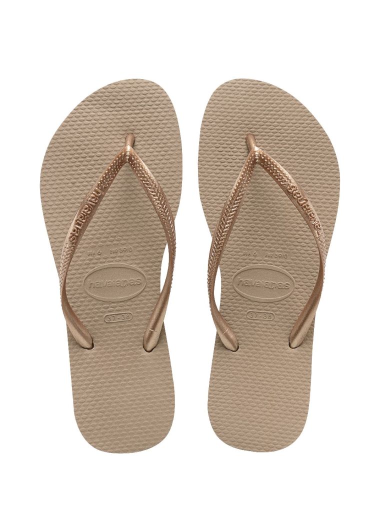 Havaianas Slim slipper rose gold