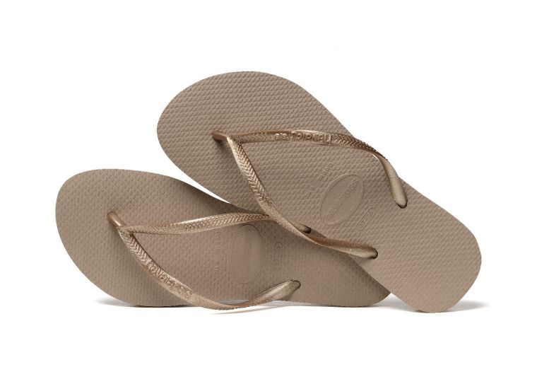 Havaianas Slim slipper rose gold
