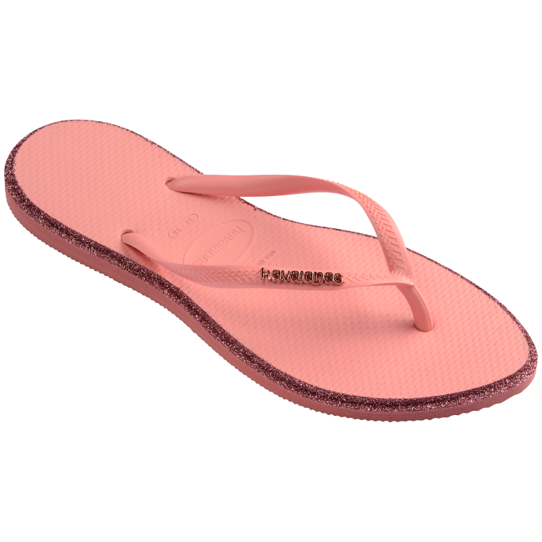 Havaianas Slim Point Glitter Canyon Clay/Blossom