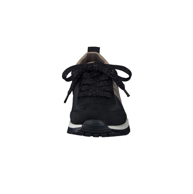 Paul-Green 5392-008 Suede/maincalf Zwart