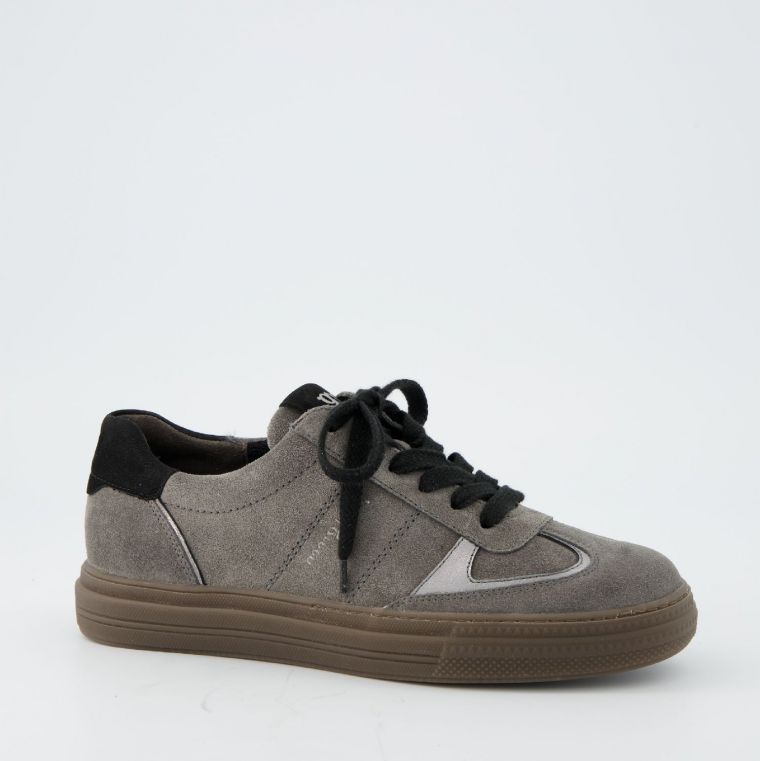 Paul-Green 5466-018 Suede/Nubuk Titan/Black