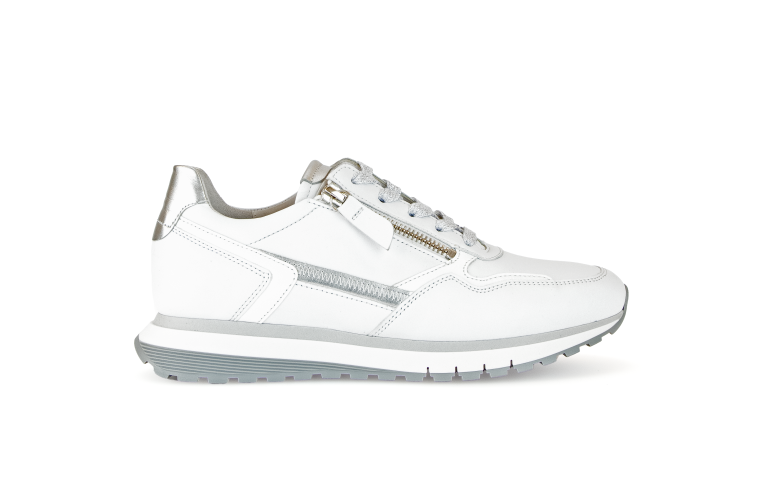 Gabor 66.378.50 Nappa /Lack weiss/silber