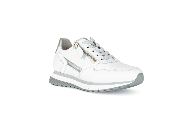 Gabor 66.378.50 Nappa /Lack weiss/silber