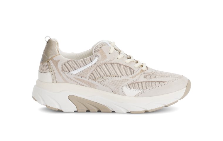 Gabor 86.936.83 Mesh/Satin/Nappa Weiss/Silber