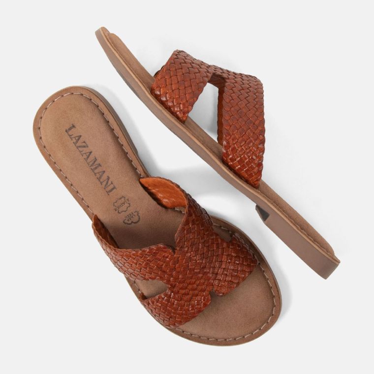 Lazamani Ladies Basic  Slipper Bruin