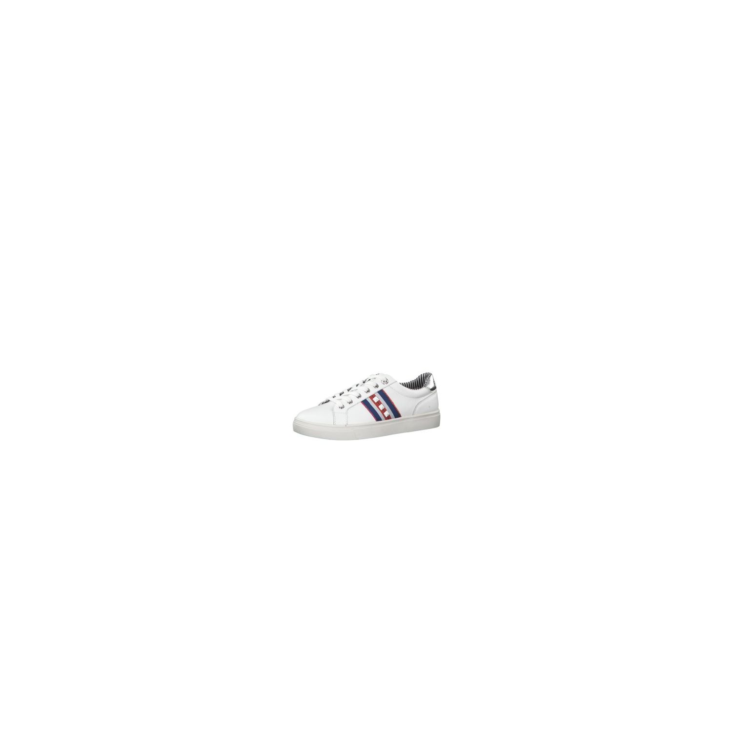 Oliv Sneaker met studs zijkant Wit