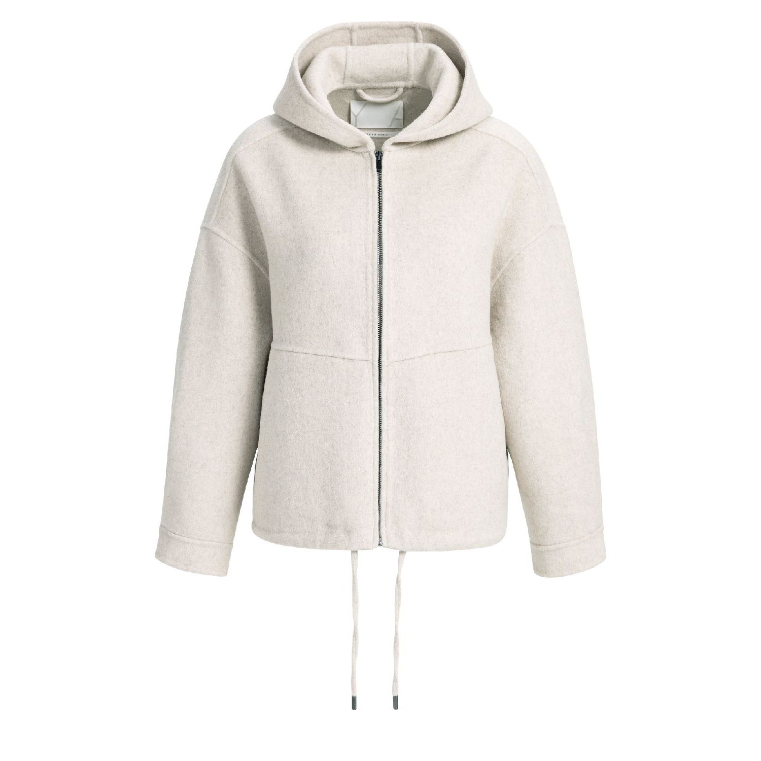 YAYA Geweven wollen mix oversized pure cashmere gr