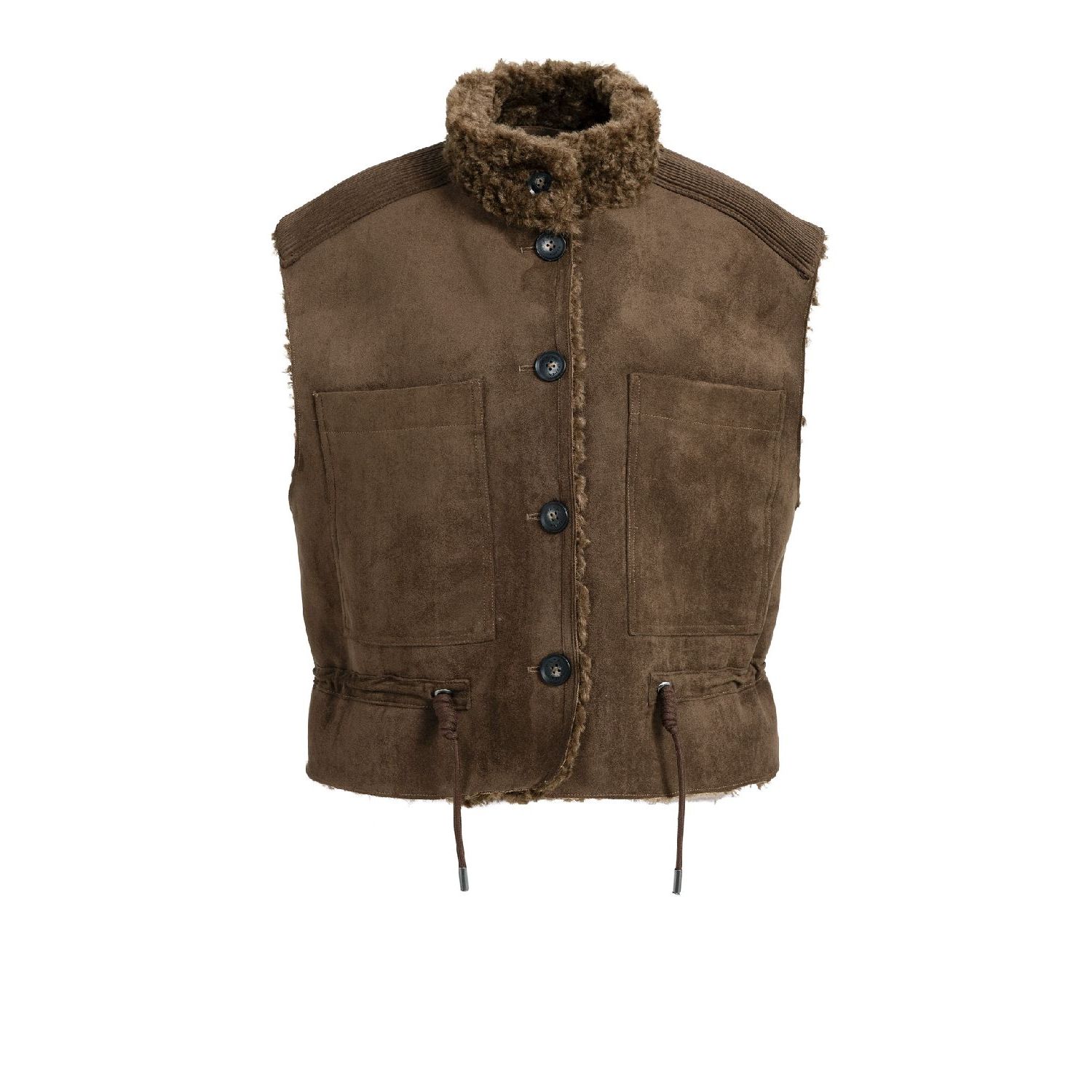 YAYA oversized body van cocoa brown