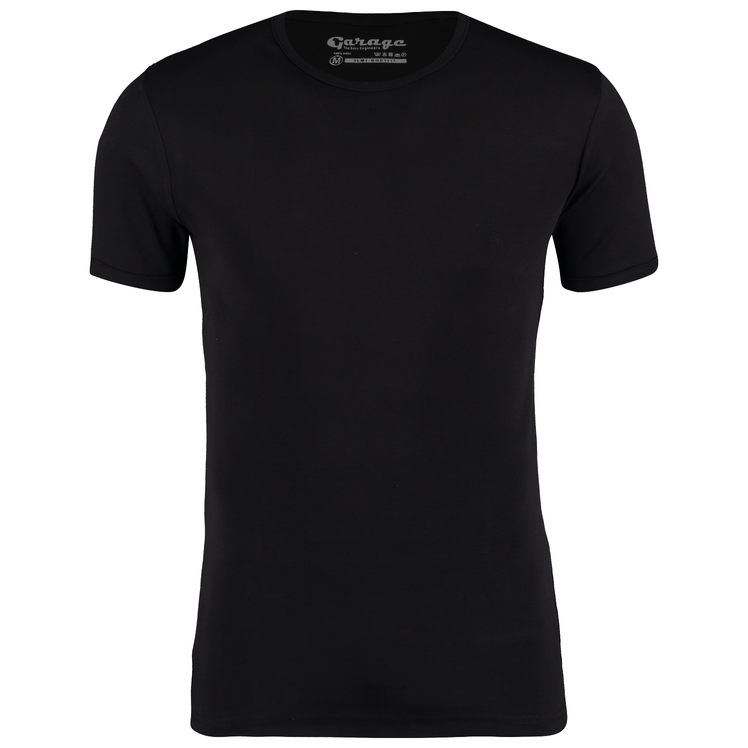 Garage t-shirt r-neck semibodyfit s/sl zwart