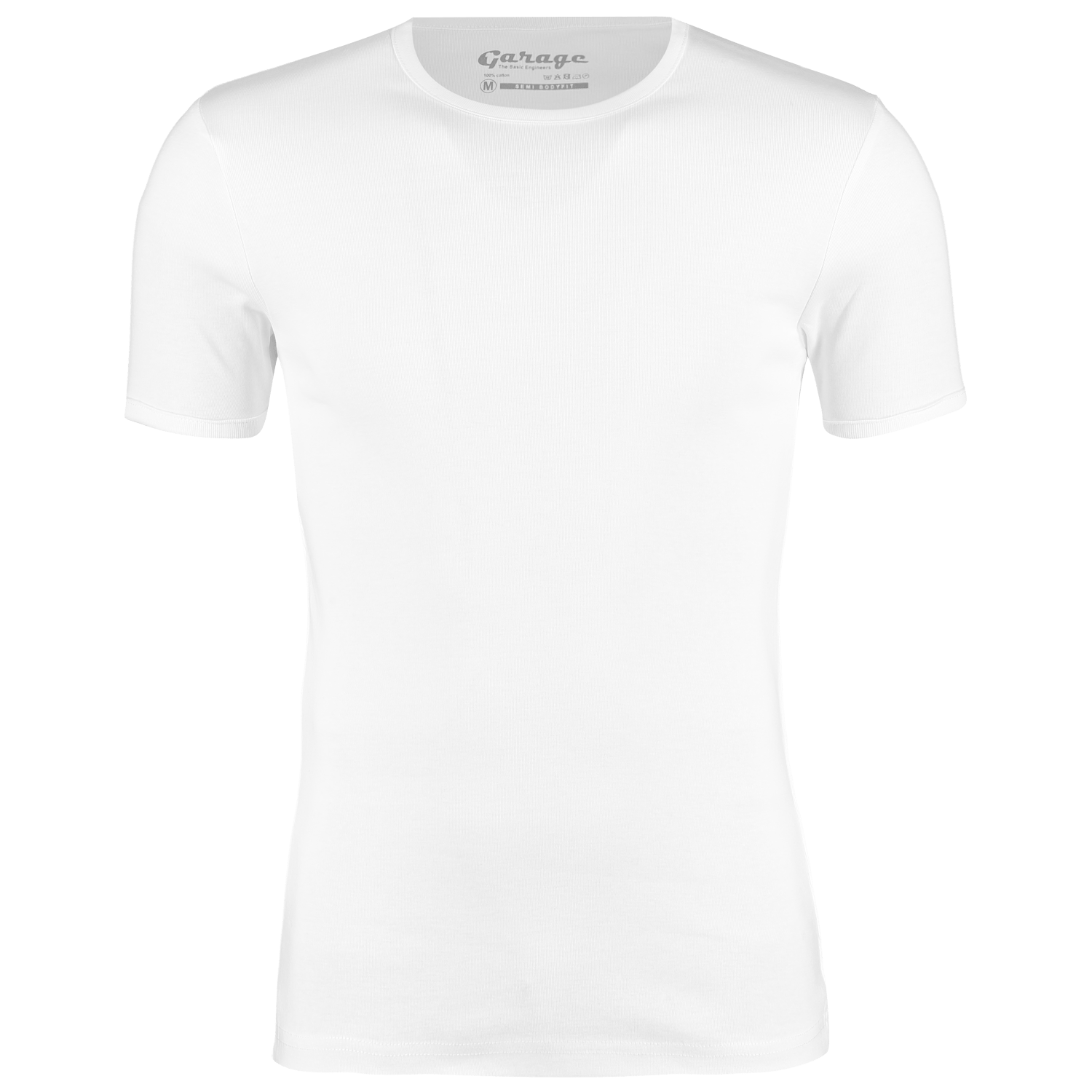 Garage t-shirt r-neck semibodyfit s/sl wit