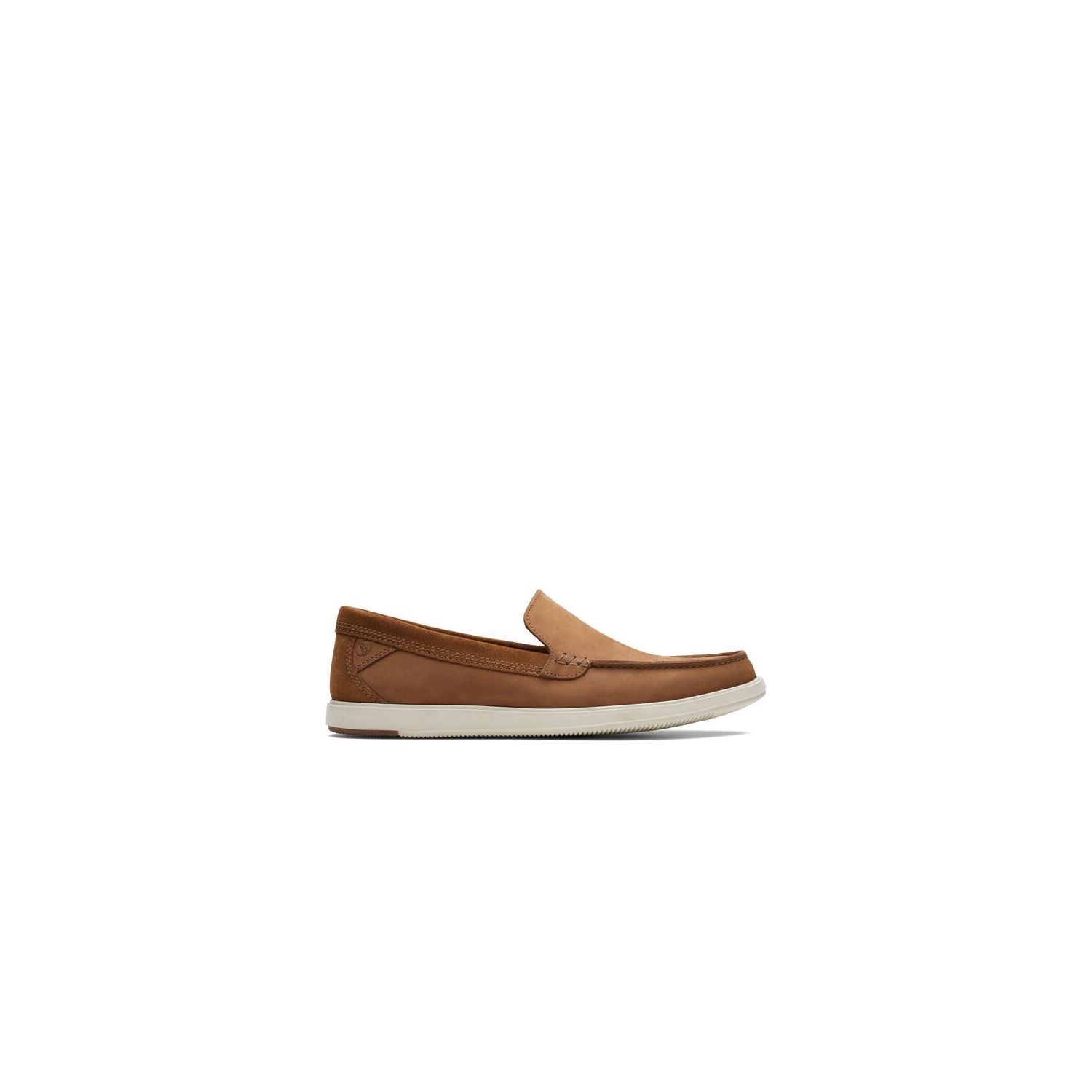 Clarks Bratton Loafer Dark Tan Nubuck