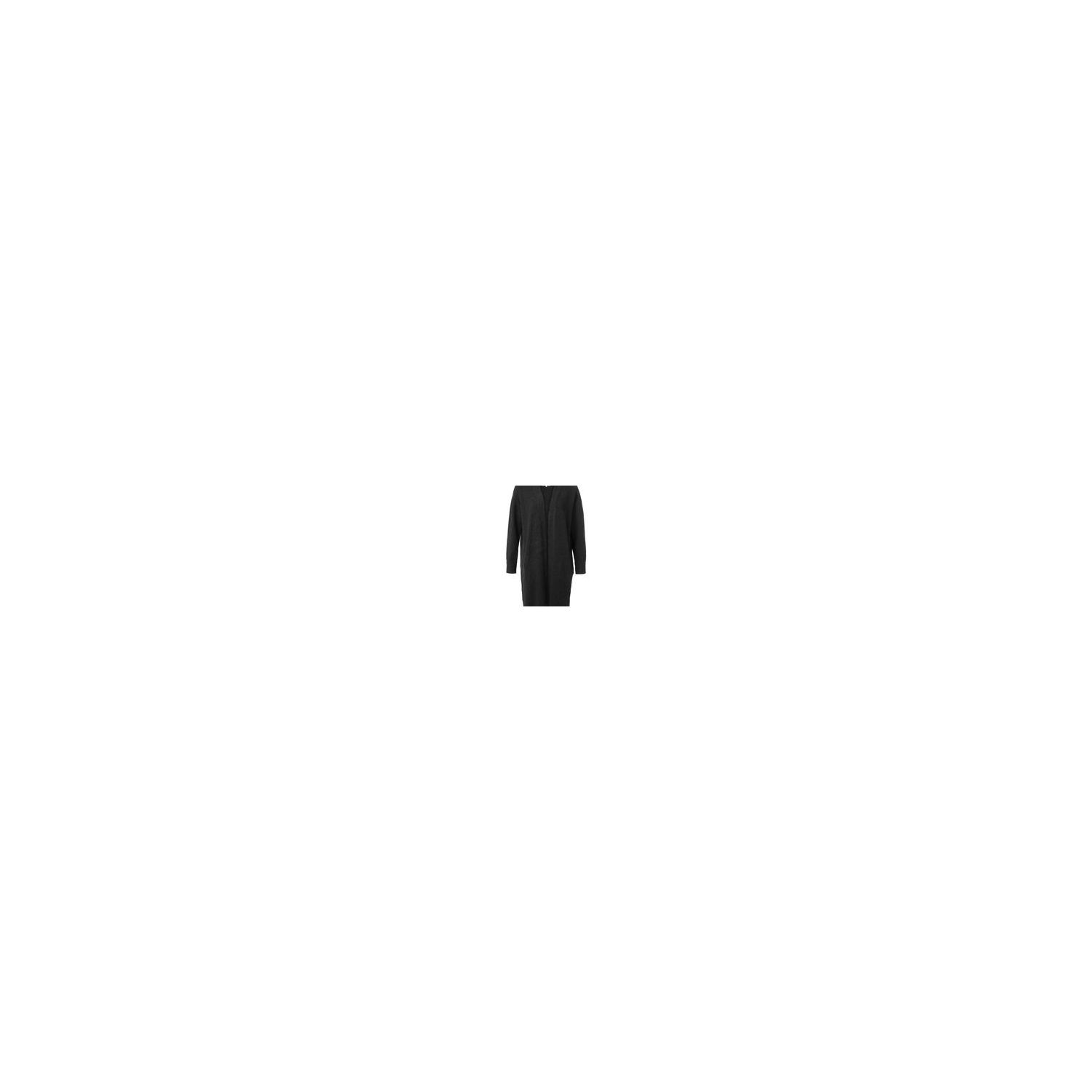 Yaya long cardigan with side pockets black