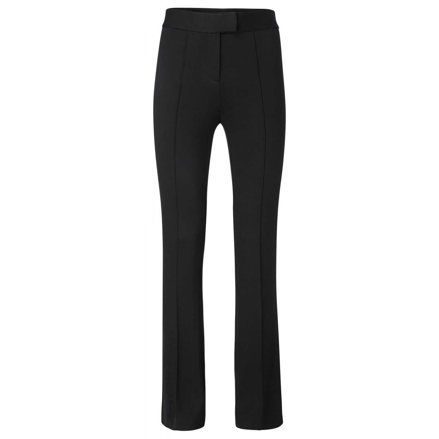 Yaya flared trousers with side stripes black