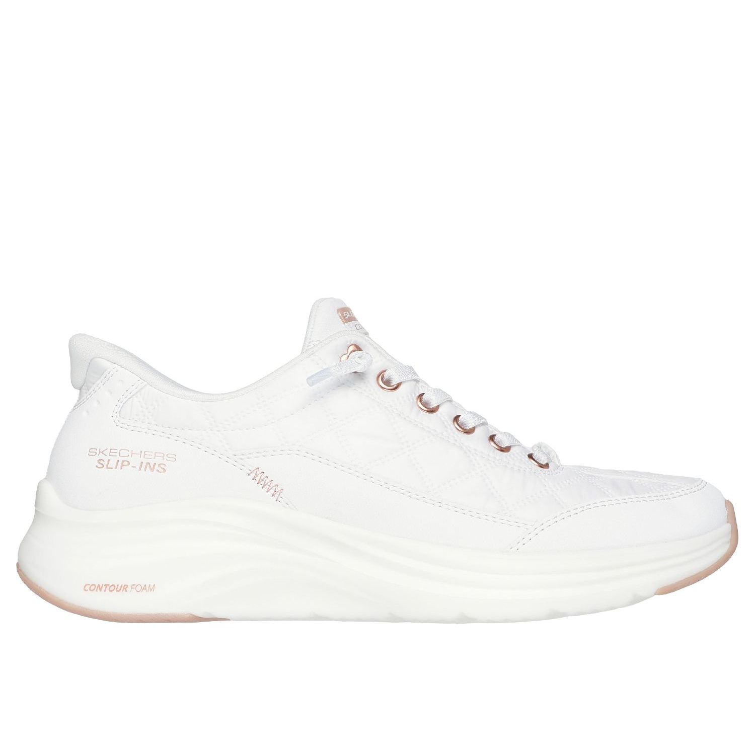 Skechers Contour Foam Golden Hour White/Rose/Gold