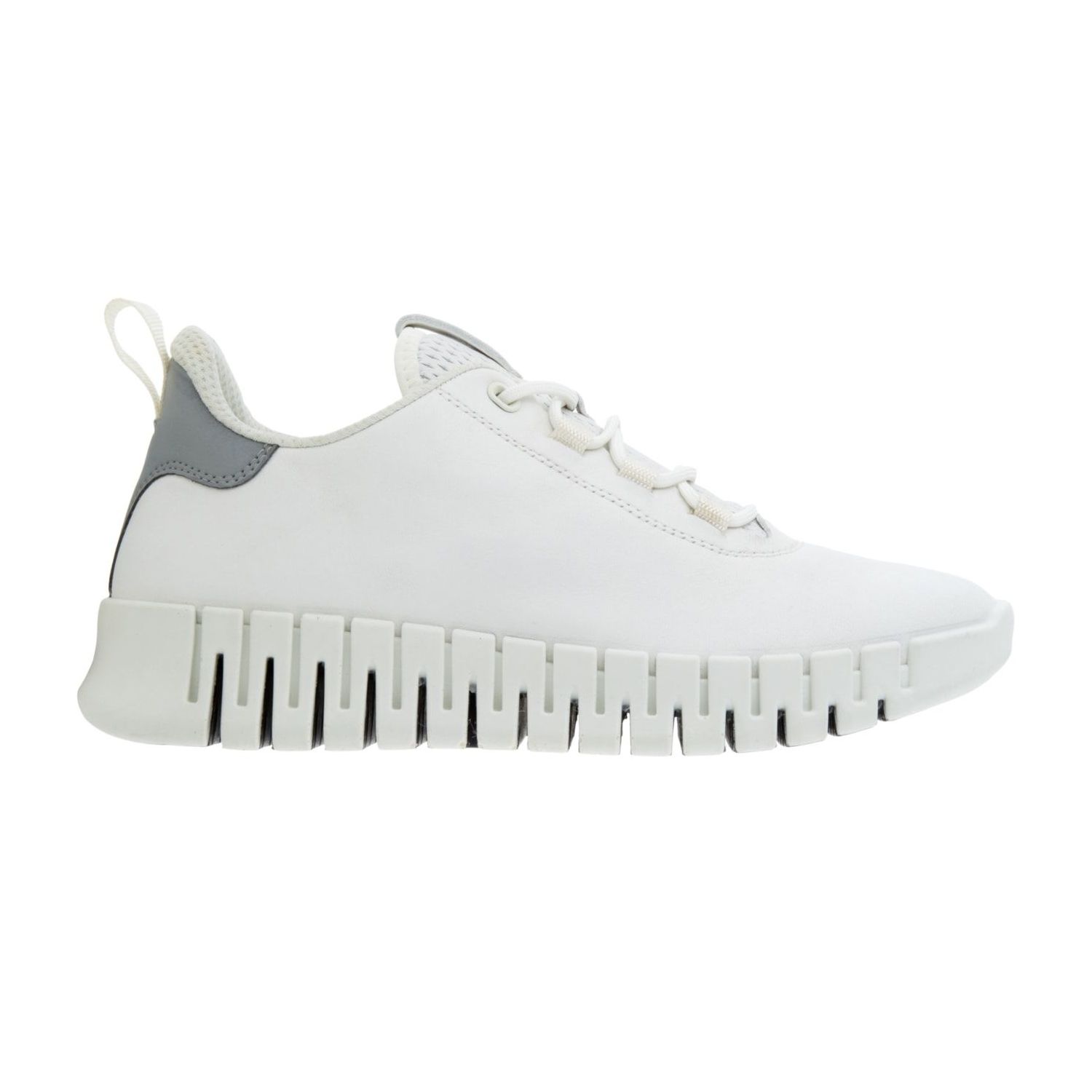 Ecco Womens Lace-Up White