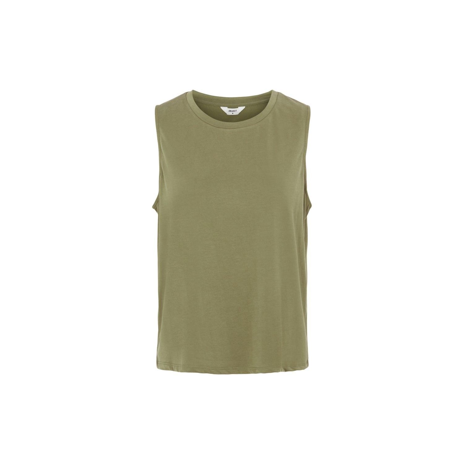 Object objannie s/l tank top deep lichen green