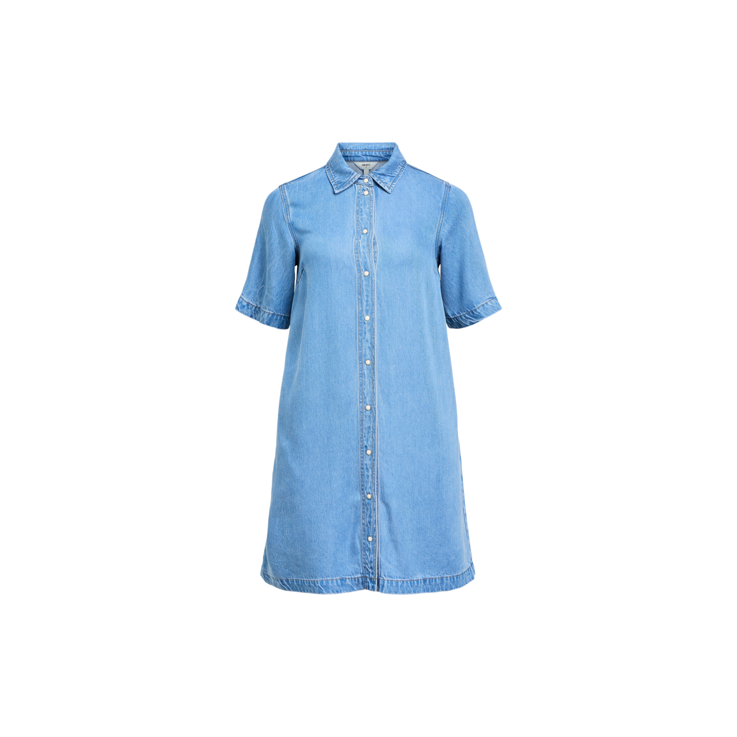 Object objframe 2/4 denim dress noos blue denim