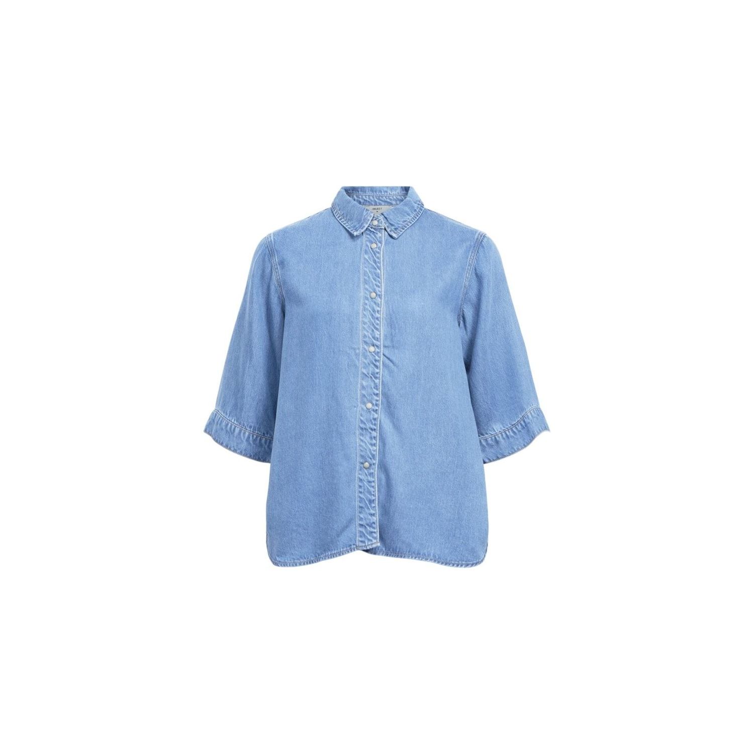 Object objframe 2/4 denim top noos blue denim
