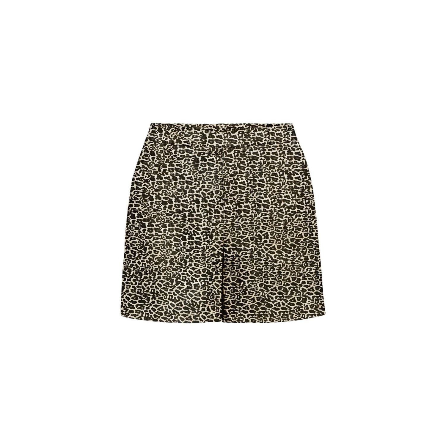 Object objalba lisa wide shorts print leo hummus