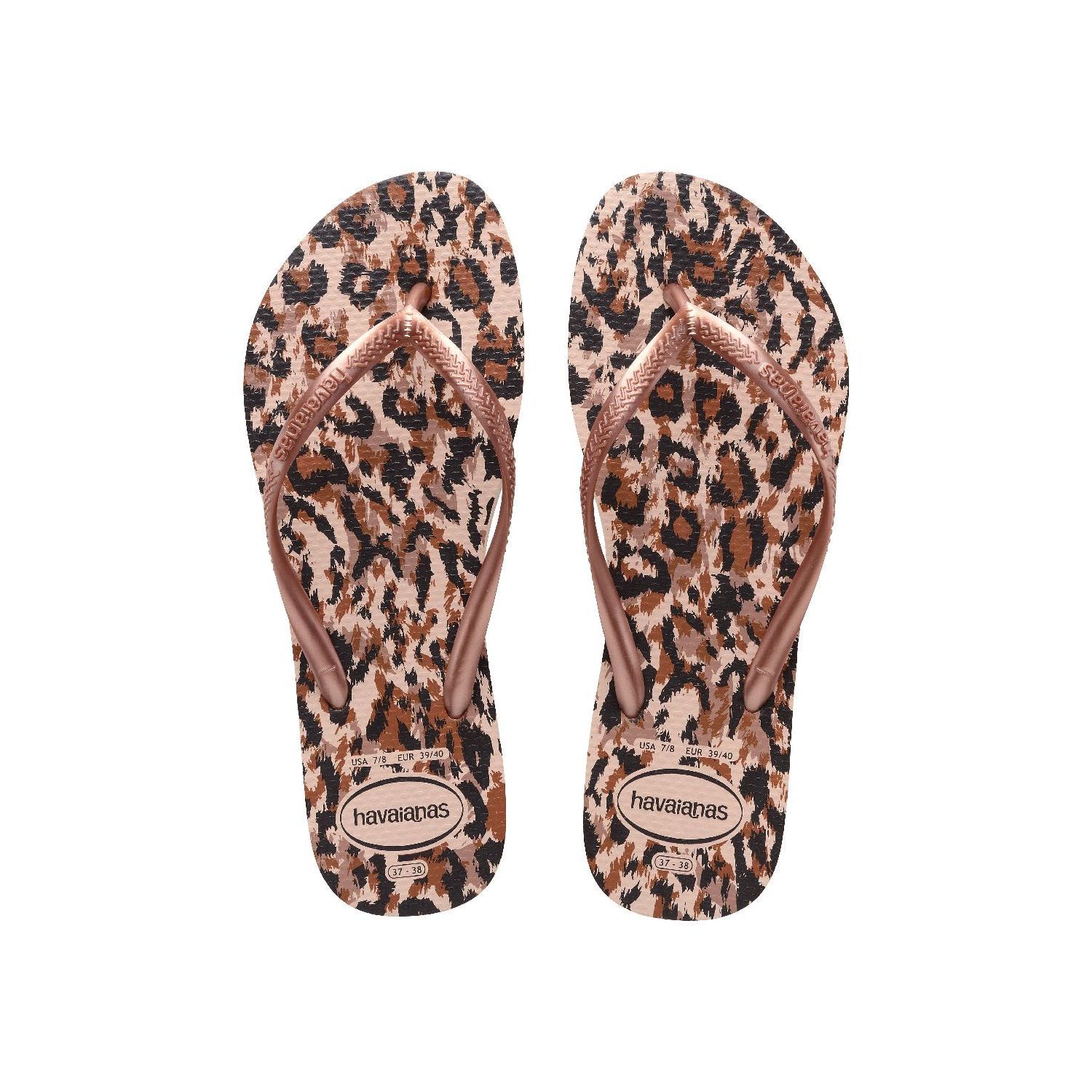 Havaianas slim animals slipper ballet rose