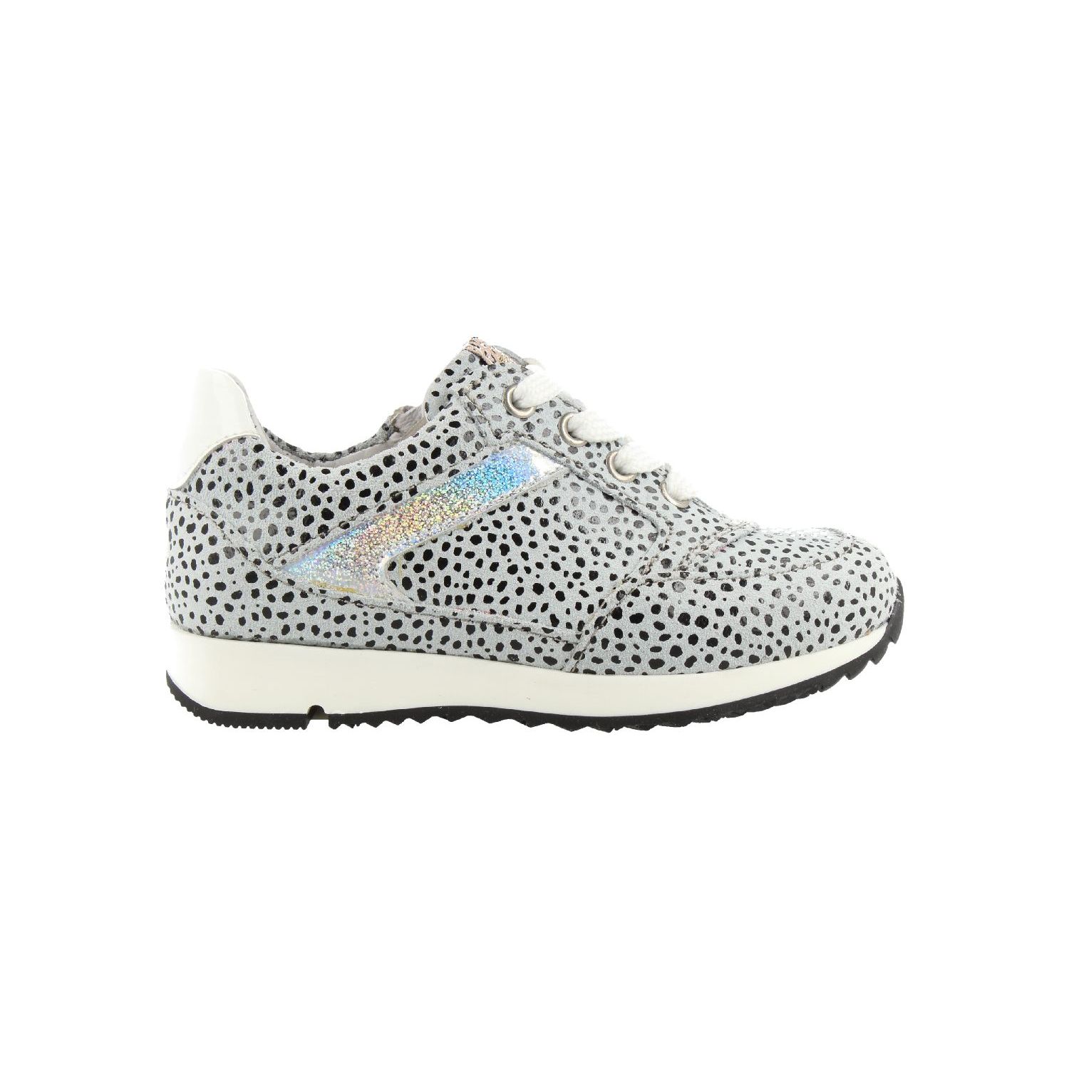 Develab Girls Low Cut Sneaker Laces Off White Fant