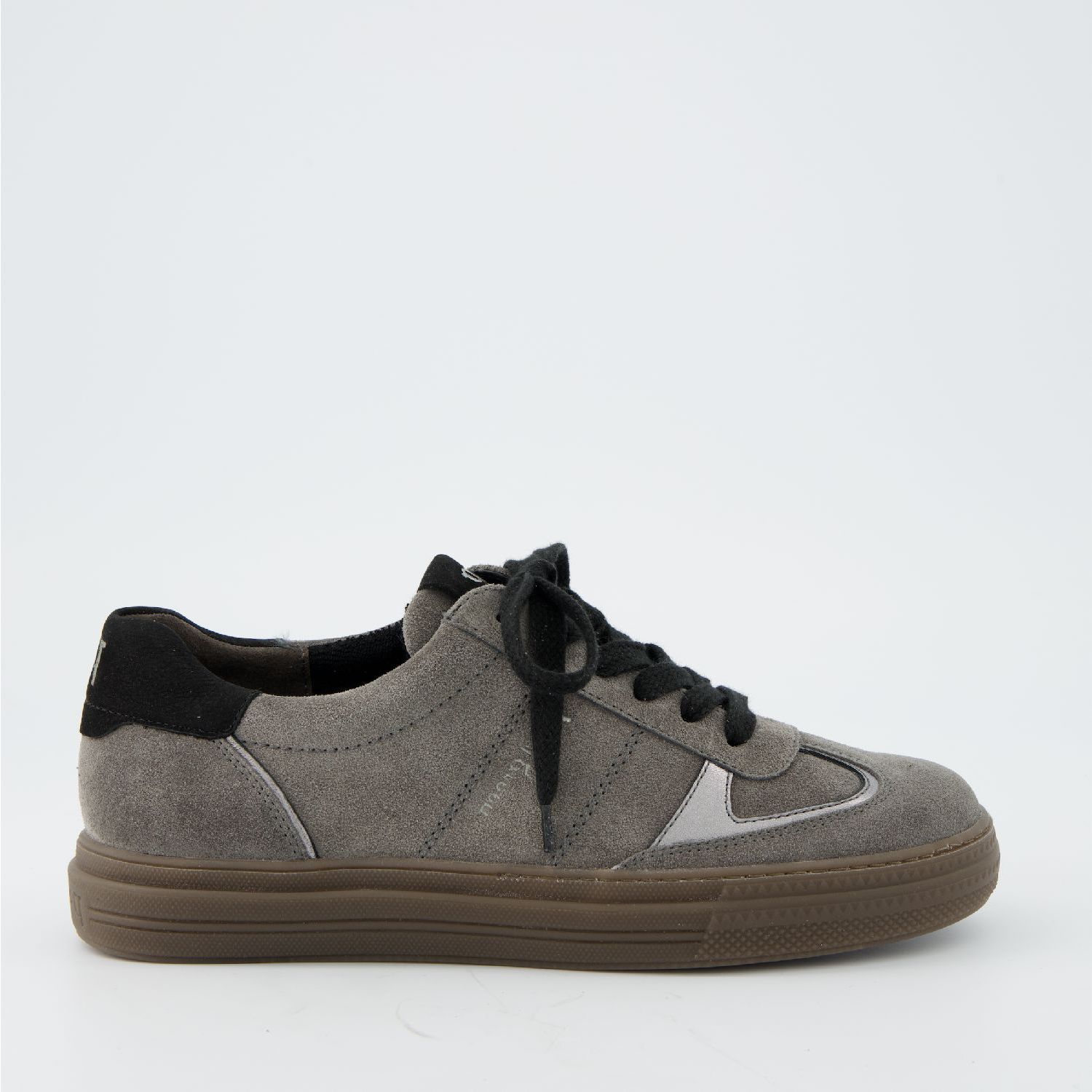 Paul-Green 5466-018 Suede/Nubuk Titan/Black