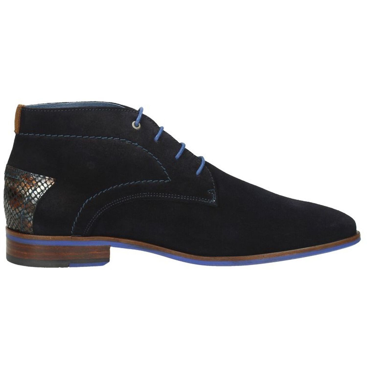 Berkelmans Lasarte Navy Suede