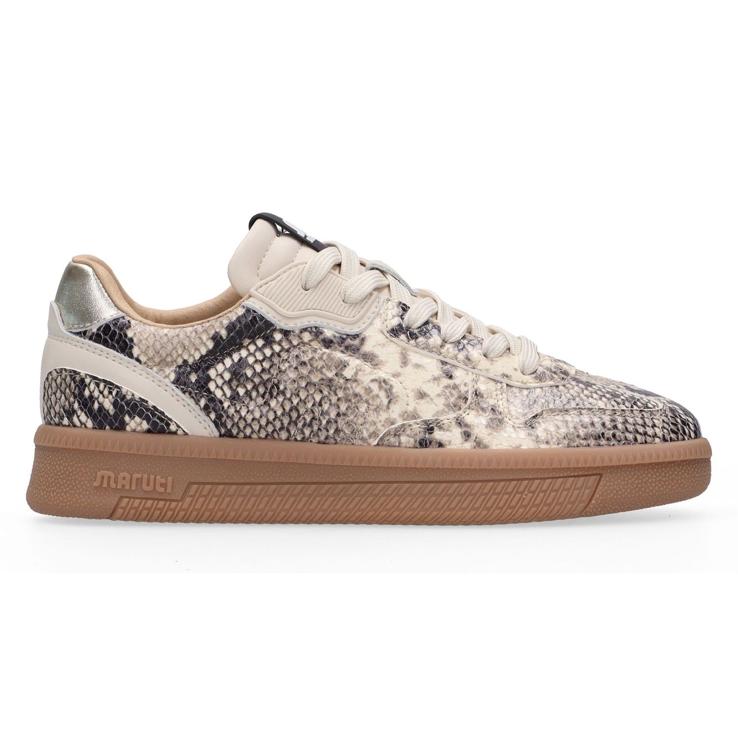 Maruti Yale Leather Snake Beige